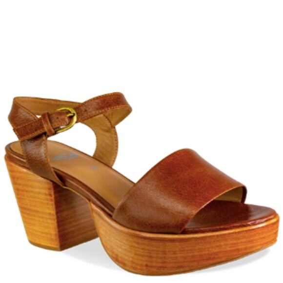 FORTRESS OF INCA Hannah Heeled Sandals in Brown Size 37 casual summer ankle - Picture 8 of 8